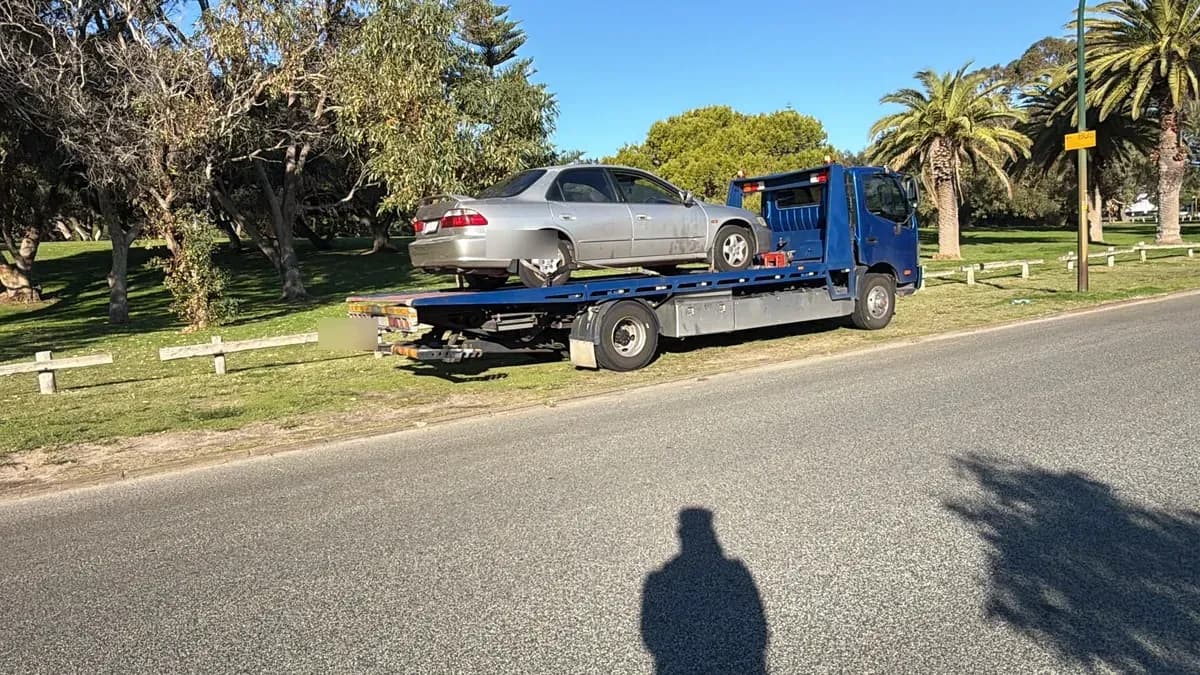 2001 Honda Accord removed in City Beach