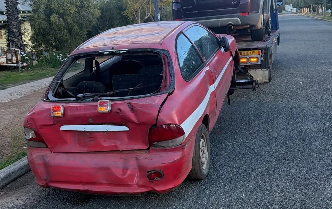 1997 Hyundai Excel removed in Wundowie