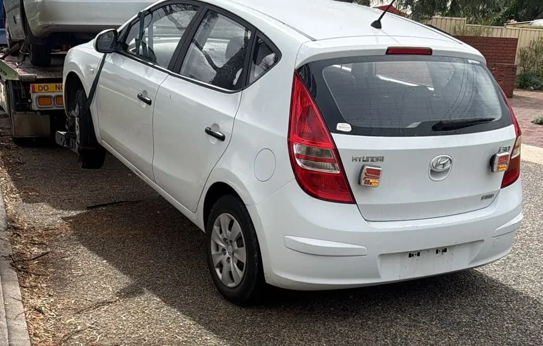 Recent car removal in Bassendean — 2009 Hyundai i30