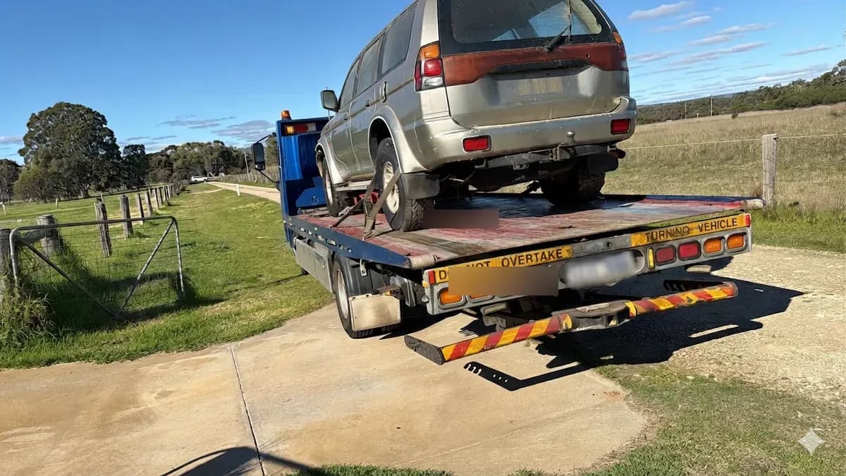 2001 Mitsubishi Challenger removed in Bullsbrook