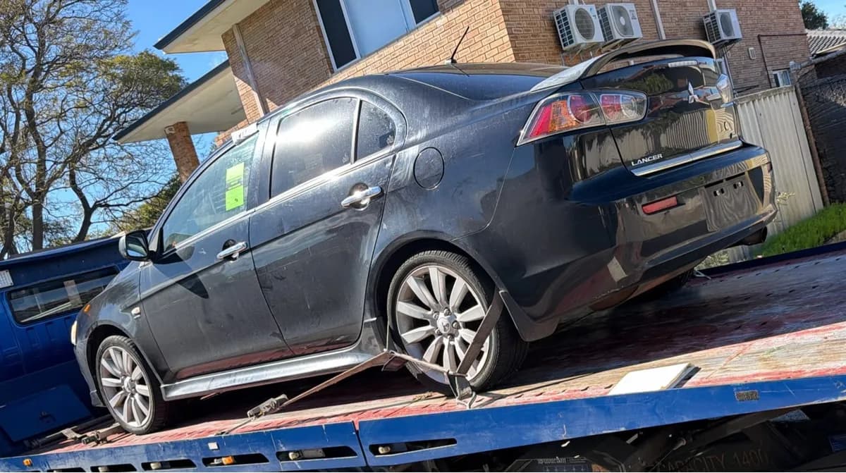 2011 Mitsubishi Lancer removed in Ocean Reef