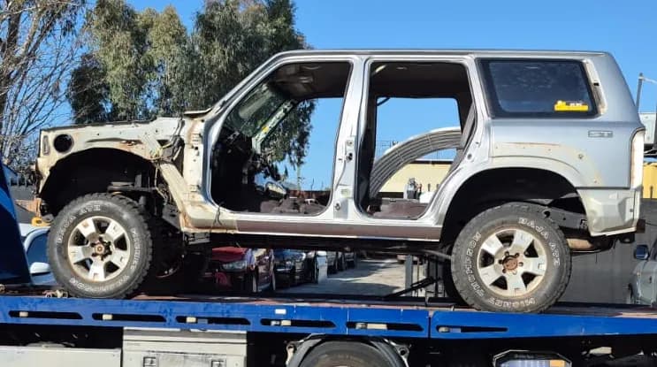2004 Nissan GU Patrol removed in Fremantle