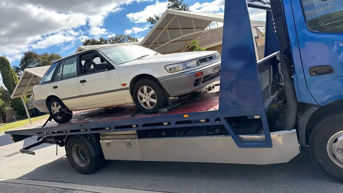1990 Nissan Pintara removed in Mandurah