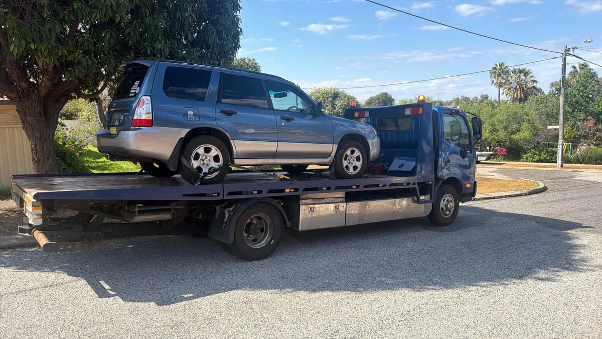 2008 Subaru Forester removed in Wundowie — free car removal by Midland Wreckers Perth