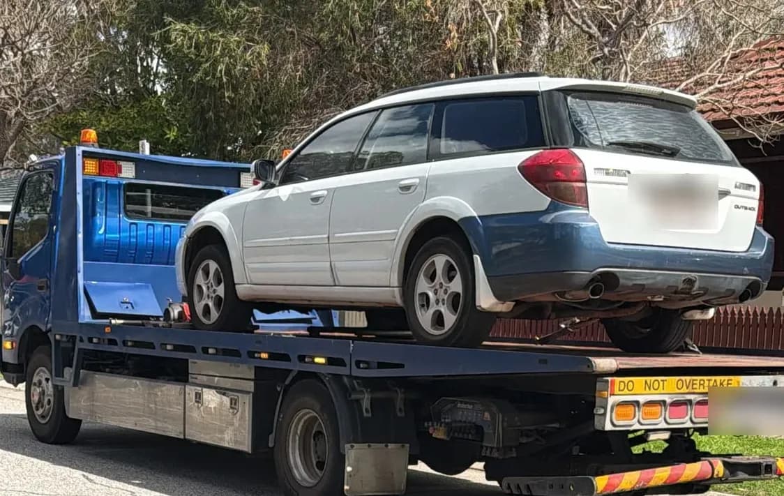 2003 Subaru Outback removed in Woodbridge — free car removal by Midland Wreckers Perth