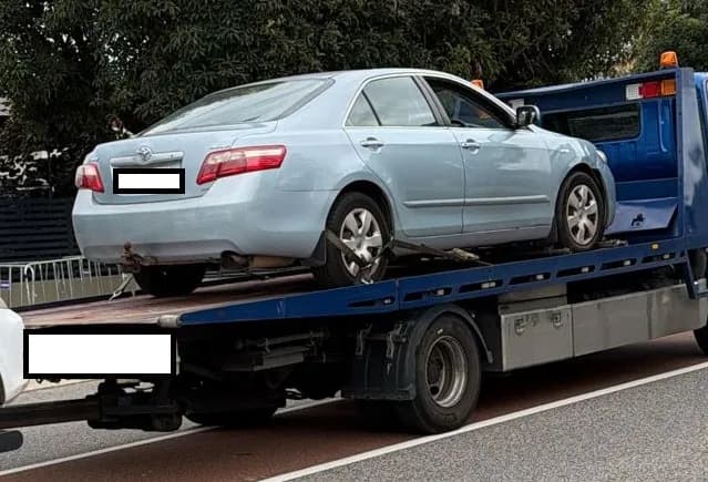 2009 Toyota Camry removed in Kardinya — free car removal by Midland Wreckers Perth