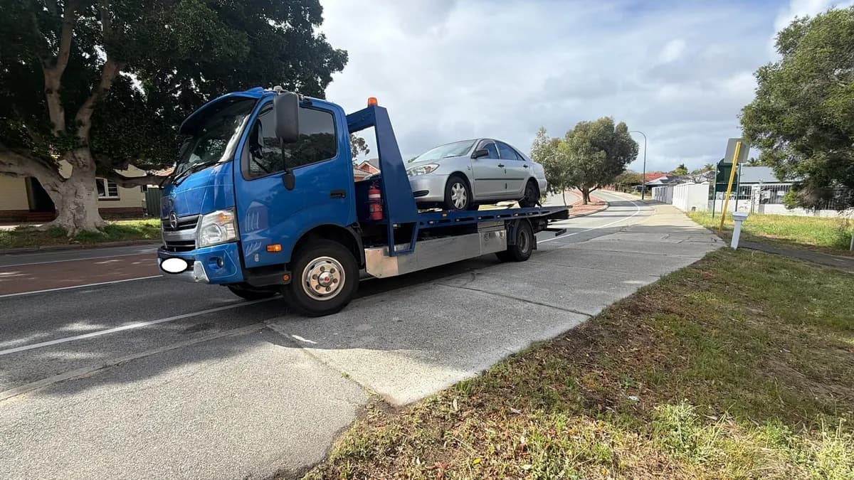 2004 Toyota Camry removed in St James — free car removal by Midland Wreckers Perth