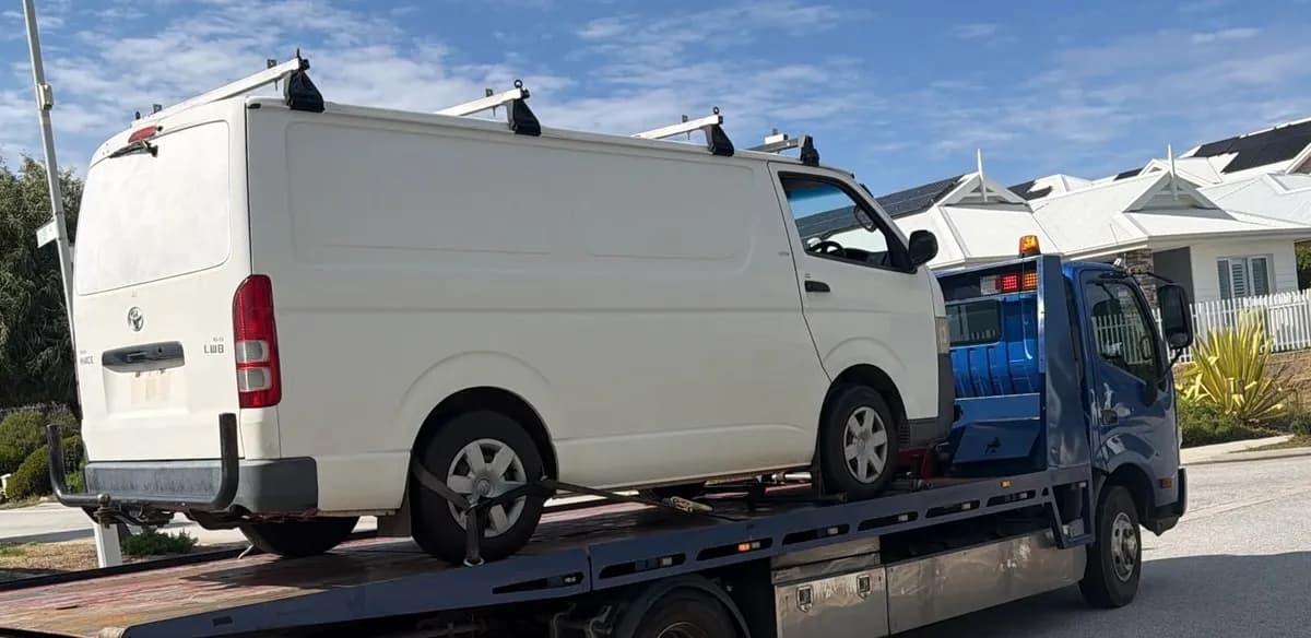 2006 Toyota HiAce removed in Yanchep — free car removal by Midland Wreckers Perth