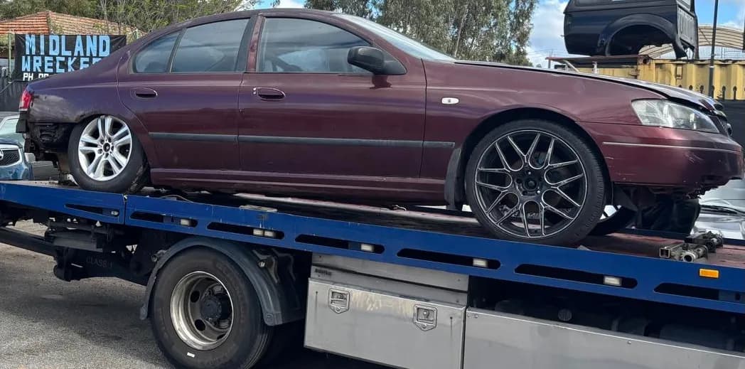 Recent car removal in Warnbro โ 2003 Ford BA Falcon