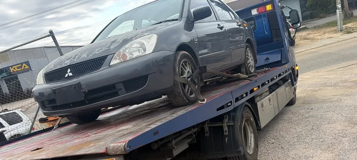 Recent car removal in Midvale — 2006 Mitsubishi Lancer