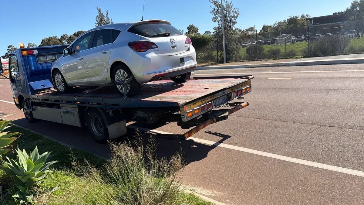 Recent car removal in Byford — 2012 Opel Astra