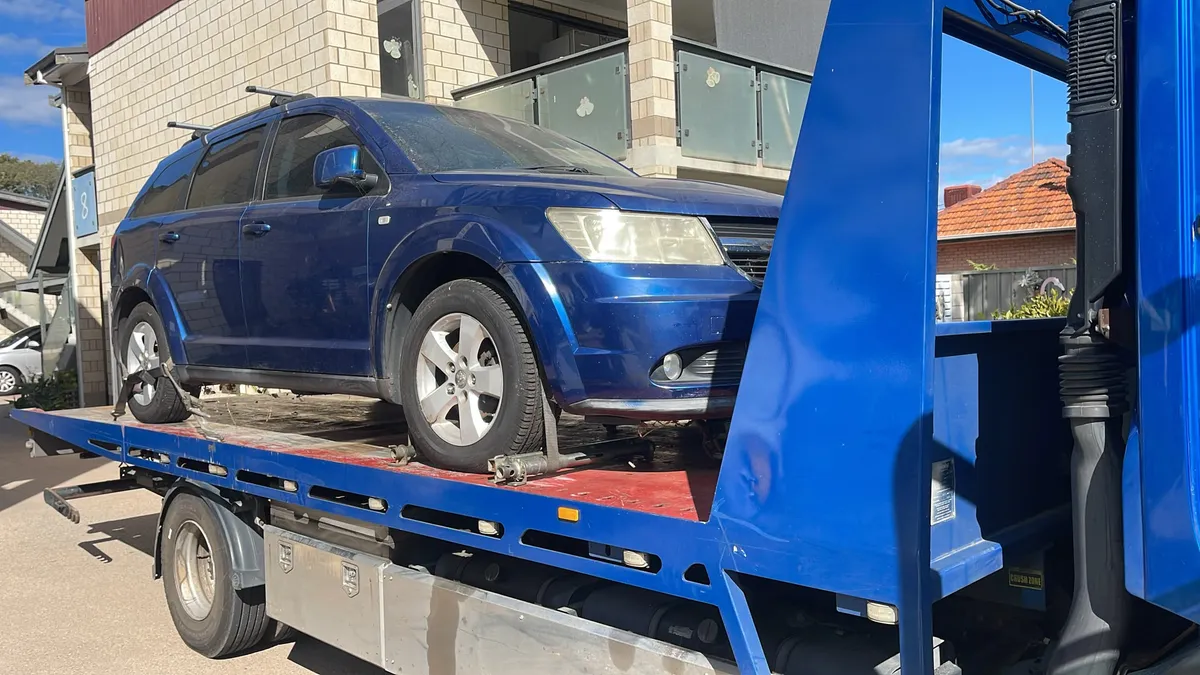 2011 Dodge Journey removed in Midland — free car removal by Midland Wreckers Perth