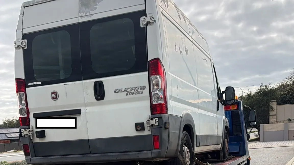 2009 Fiat Ducato Maxi removed in Bertram — free car removal by Midland Wreckers Perth