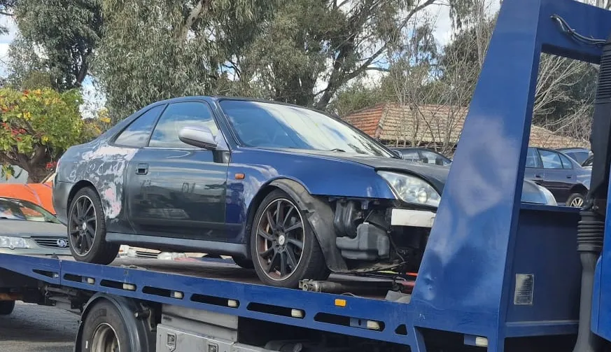 1999 Honda Prelude removed in Wellard — free car removal by Midland Wreckers Perth