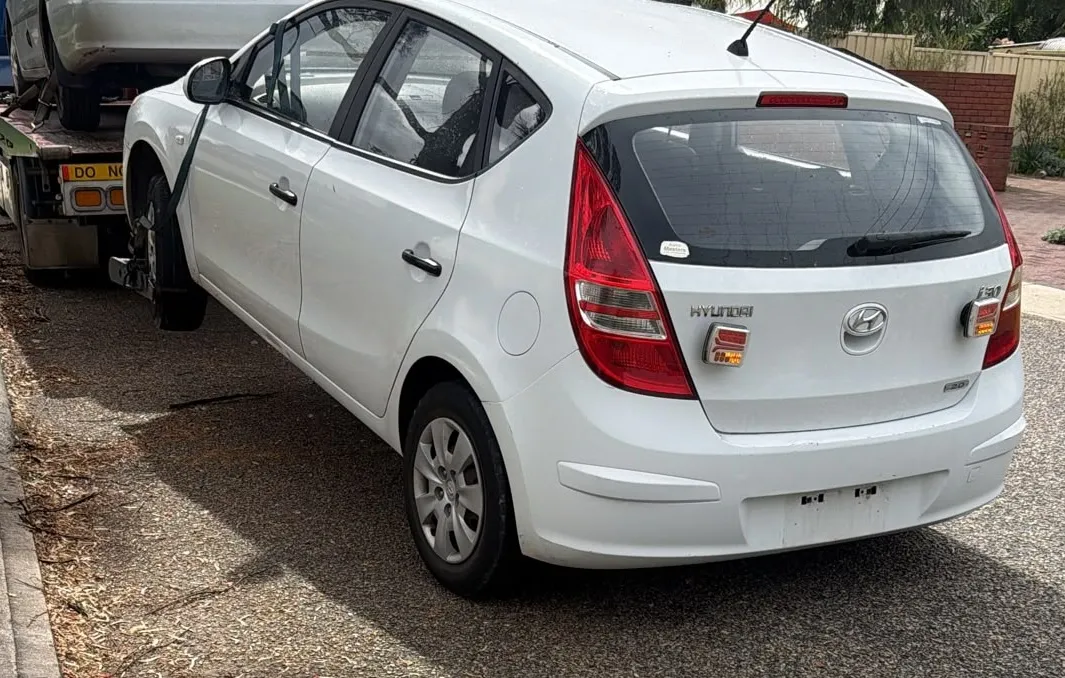 2009 Hyundai i30 removed in Bassendean — free car removal by Midland Wreckers Perth