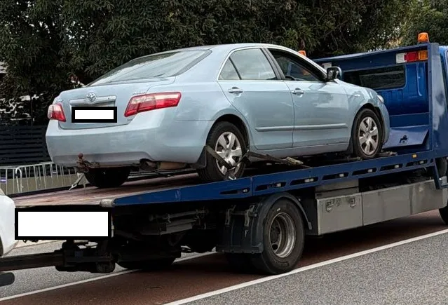 2009 Toyota Camry removed in Kardinya — free car removal by Midland Wreckers Perth